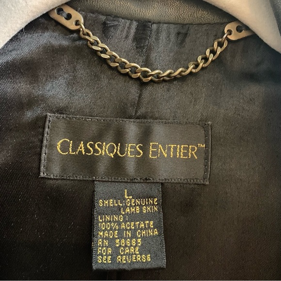Lambskin Classiques Entier leather jacket black size large - Picture 5 of 6